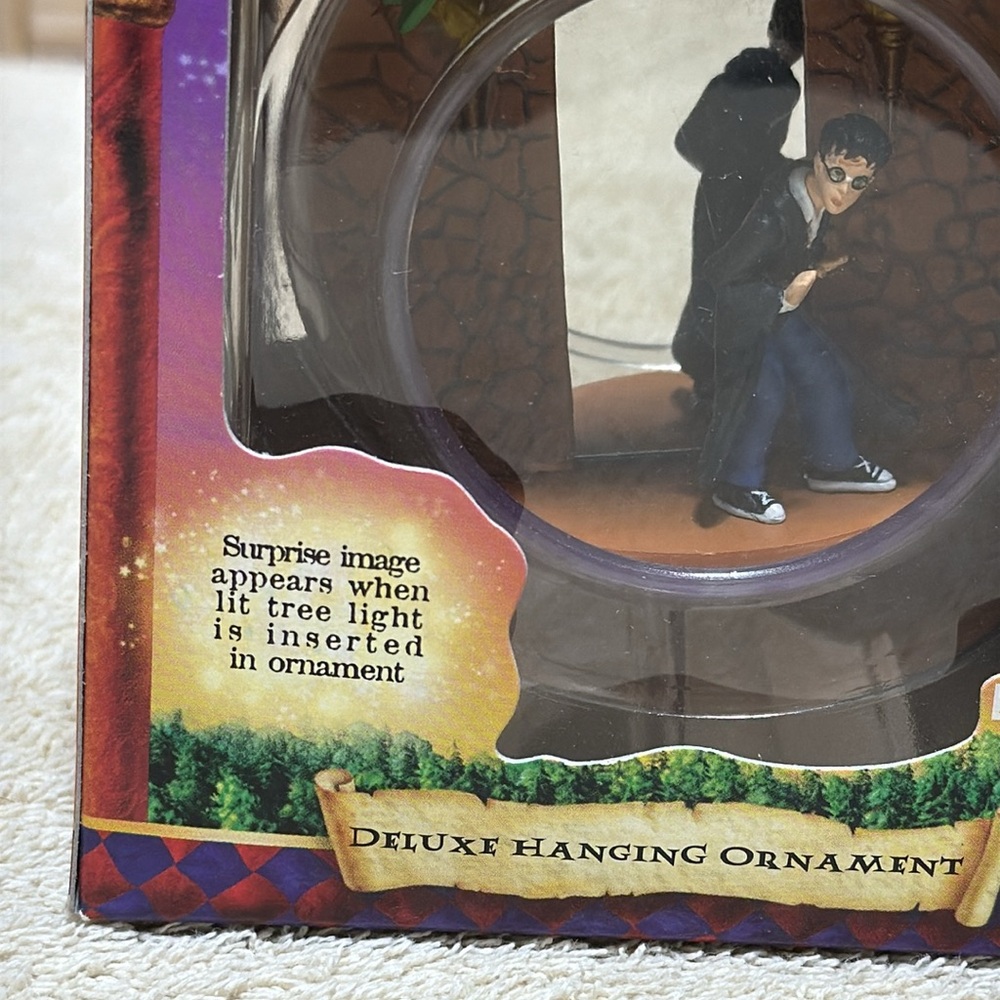 Enesco Ornament Harry Potter Deluxe Hanging Mirror Vintage 2000 Rare New In Box - Picture 2 of 8